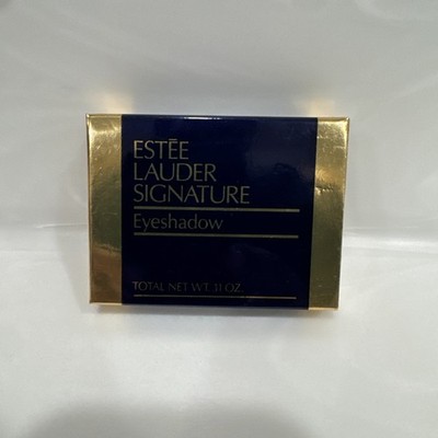Estée Lauder SignatureEyeshadow Duo Antique Gold/Plum Perfect 11oz New In Box