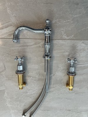 Perrin Rowe U.3721X-APC-2 3H Lavatory Mixer