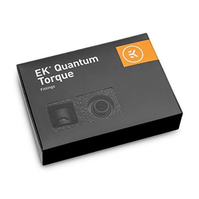 EK Water Blocks Torque HTC 14 Anschlüsse 6er Set schwarz für Wasserkühlung