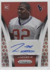 2014 Panini Prizm Rookie NFL Logo 10/25 Louis Nix III #AR-LN Auto Shield 0q3