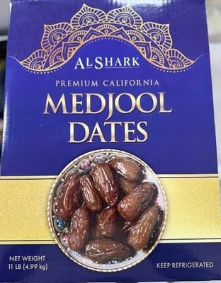 Al Shark Premium California MEDJOOL DATES 4 Lb
