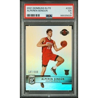 2021 Panini Donruss Elite 233 Alperen Sengun PSA 5