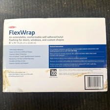 DuPont FlexWrap Self-Adhered Butyl Flashing Tape 6 in x 75 ft (70272)