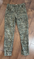 Levi's Boys Camo Jogger Pants 16 REG W27 L28 Green Camouflage Elastic Waist
