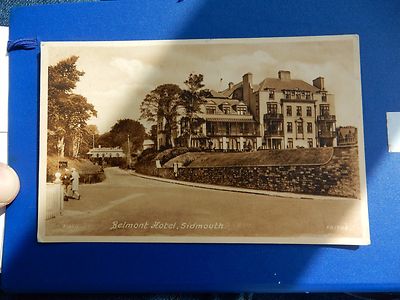 BELMONT SIDMOUTH alte Postkarte authentischer Artikel keine Kopie / Reproduktion 