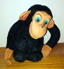 Vintage 1964 Chester O'Chimp Talking Monkey Mattel Pull String Doll Plush Toy