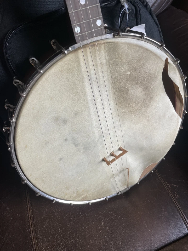 Bacon Orchestra Tenor Banjo Head Broken As Is Project - Image 4 of 4