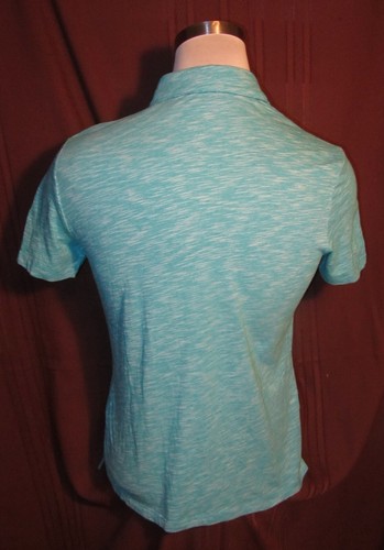 Polo uomo Marc Anthony, verde, strisce bianche, cotone, taglia M, nuova, reg $36 - Foto 3 di 7
