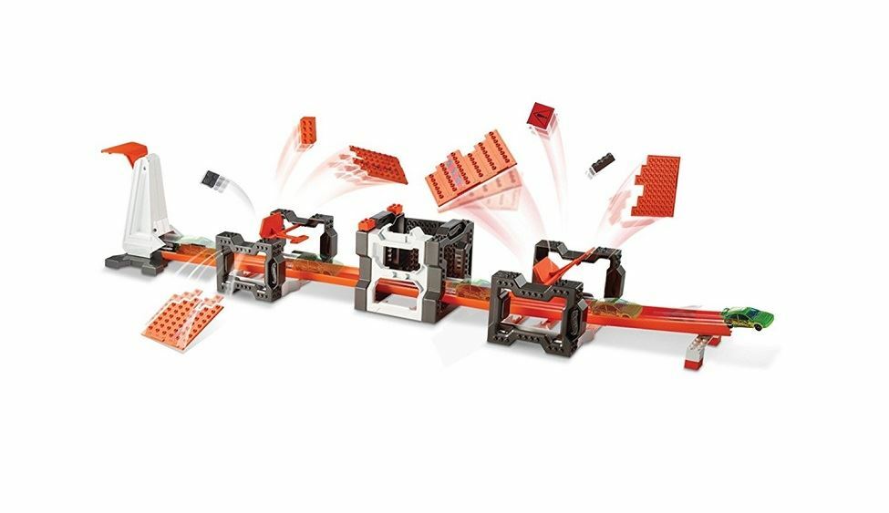 hot wheels track builder construction crash kit