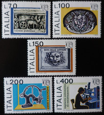 TIMBRES d' ITALIE - EXPOSITION "ITALIA 76" N°1273/1277 NEUF ** LUXE MNH