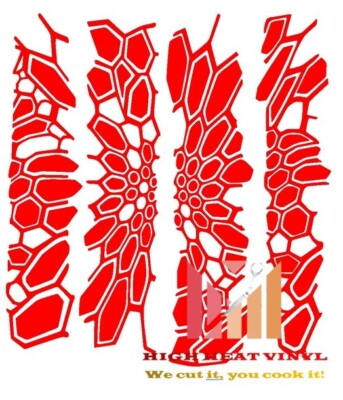 Standard Vinyl Stencil/Vinyl Decal 10'' x 12'' - Kryptek strips styling