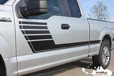 Racing Sport Edition Hockey Stripes Decal Sticker for Ford Supercab F150 2020