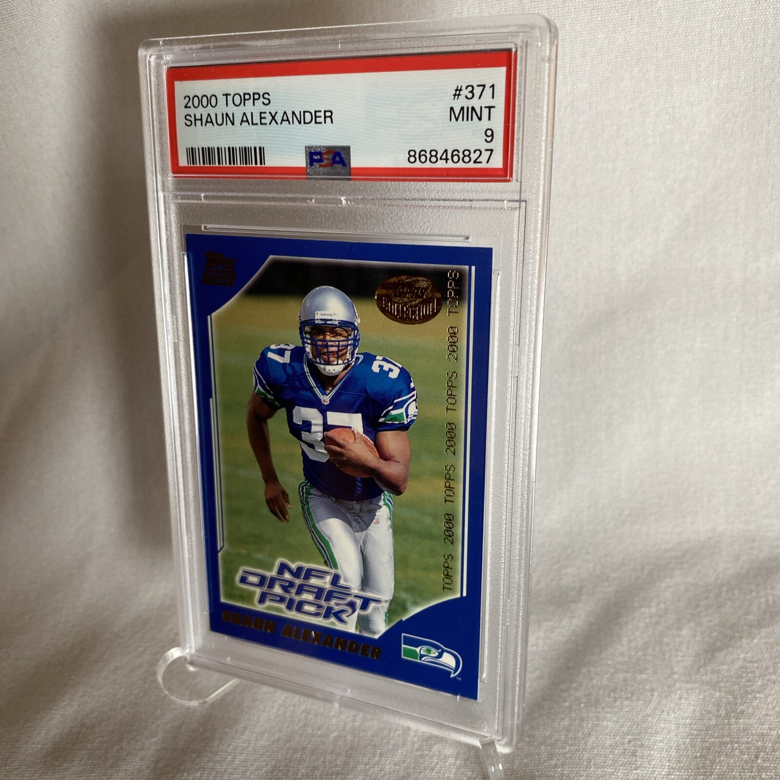 2000 Topps SHAUN ALEXANDER 371 Rookie Card RC PSA 9 💎 Low Pop 32