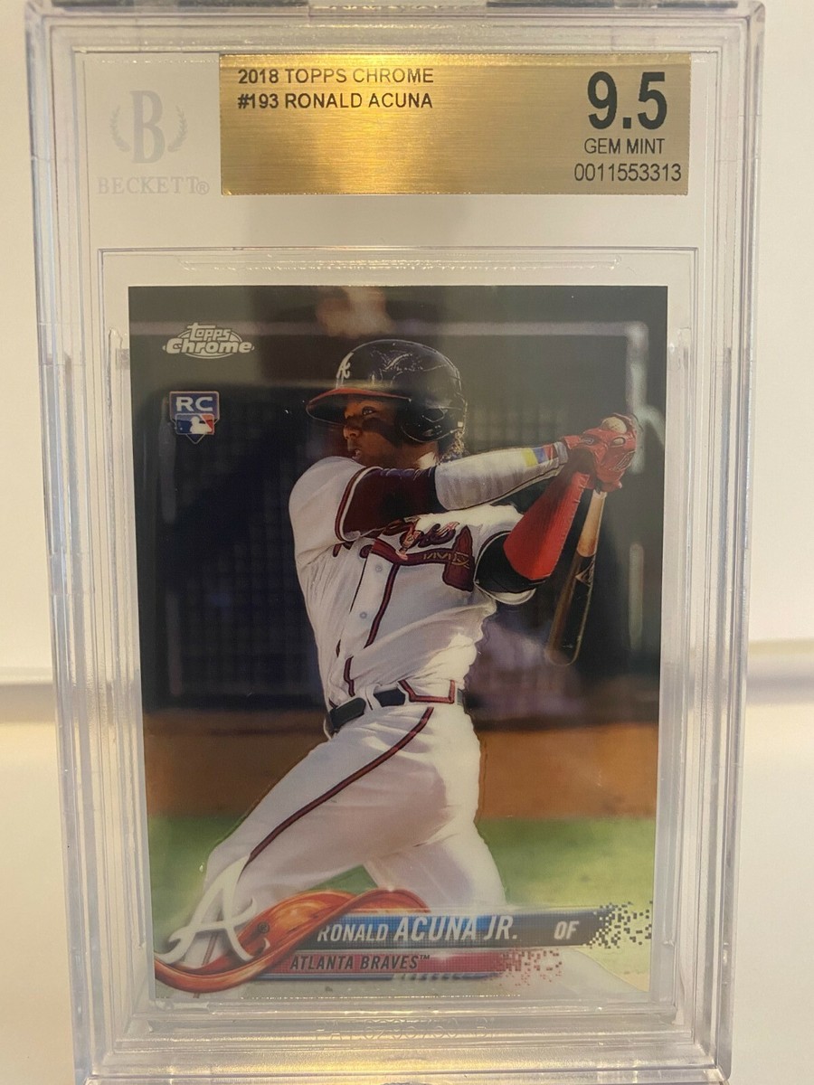 2018 Topps Chrome - Ronald Acuña Jr. #193 (RC) for sale online | eBay