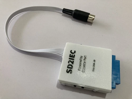 Commodore 64 Micro SD Card Reader SD2IEC Powered By Cassette Port