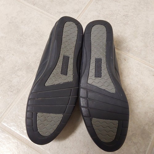 EASY SPIRIT Anti Gravity Women’s Size 10B leather upper Navy lace up flat - Picture 15 of 15