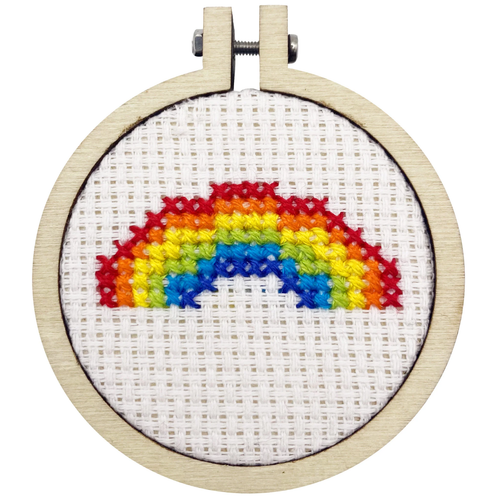 Matchbox Mini Cross Stitch Kit 'Love Is Love' Crafty Kit Company - Picture 2 of 5