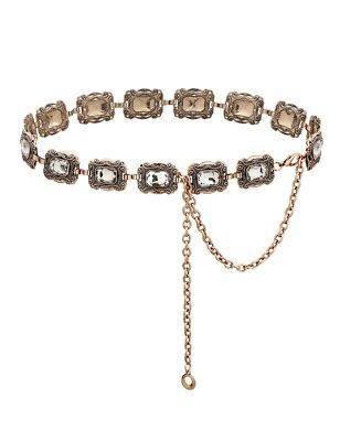 Bling Western Belts for Women Cowgirl Bronze Sparkly 