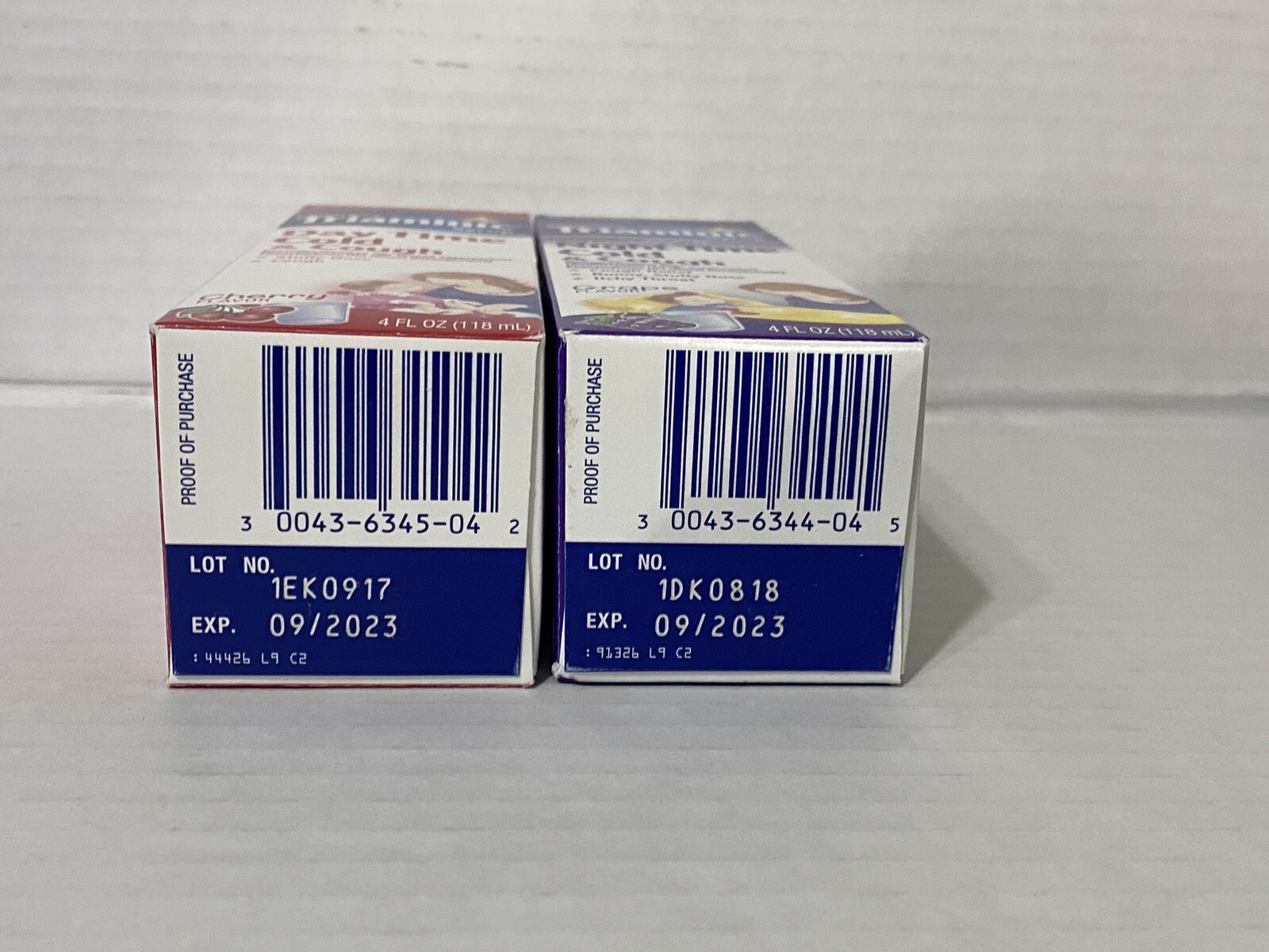 1 set Triaminic Day Time Night Time Cold & Cough Cherry/Grape 4 Oz ea