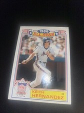 1987 Topps All Star Set #2 Keith Hernandez New York Mets 1986