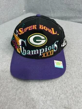 Super Bowl Hat XXXI Green Bay Packers Champions Logo Athletic NFL Vintage 