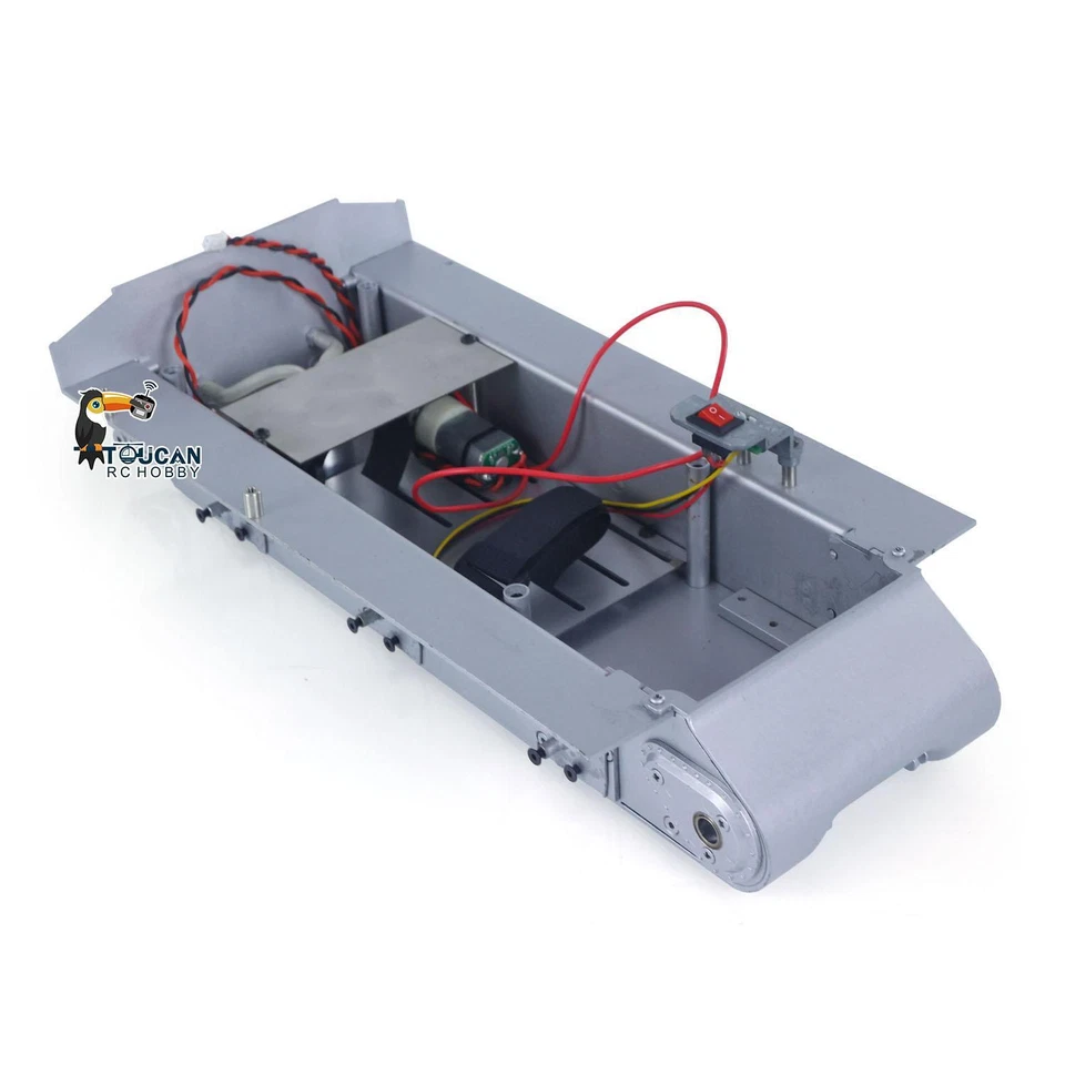 Metal Chassis with Smoke Unit Switch for Henglong 1/16 RC Tank 3898 M4A3 Sherman - Image 3 of 4