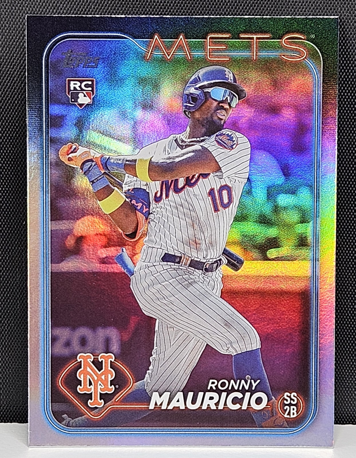 2024 Topps Series 1 Ronny Mauricio #224 Rookie Rainbow Foil - Mets