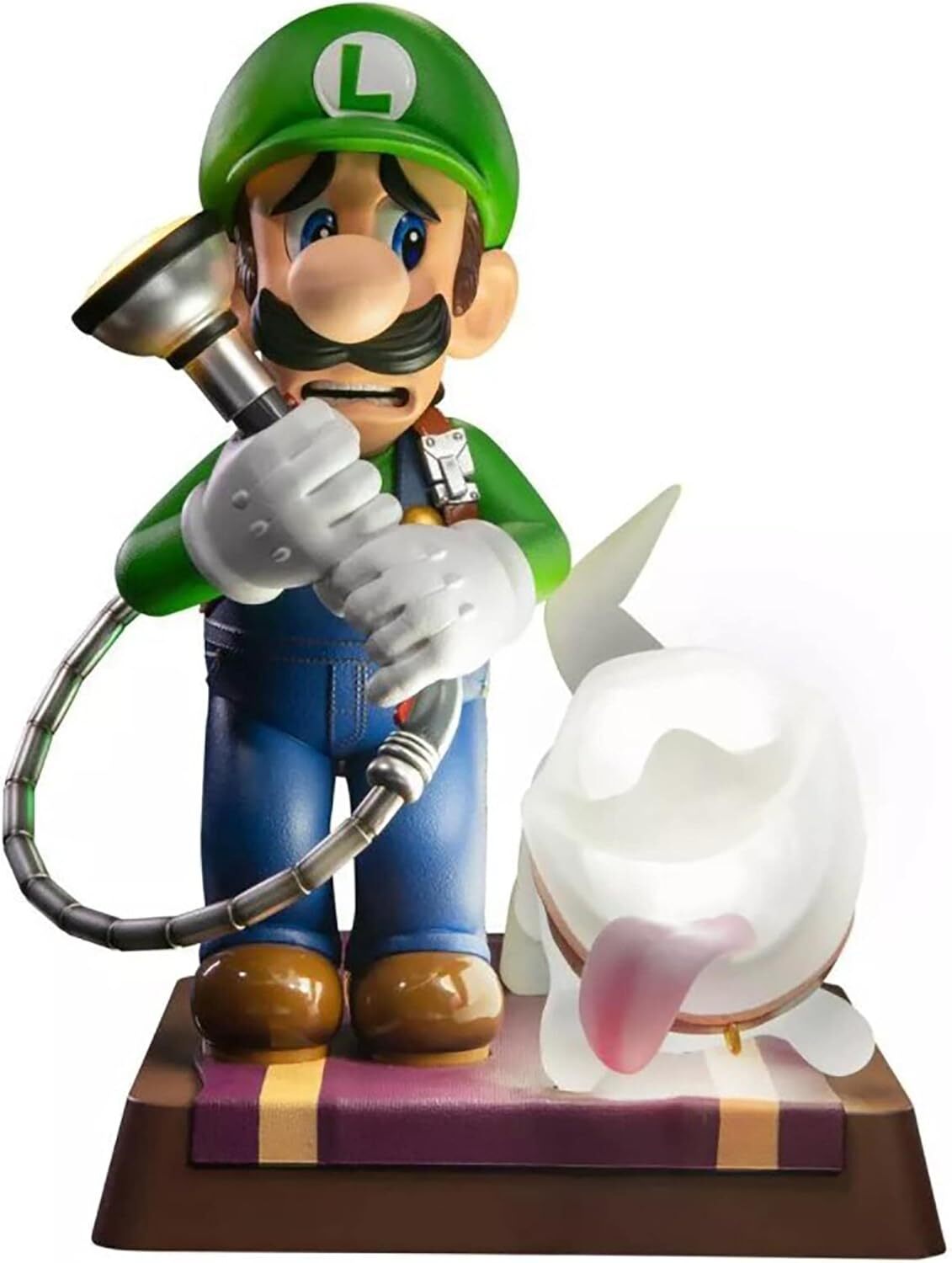First 4 Figures Luigi and Polterpup Collectors Statue Green 9 Inch