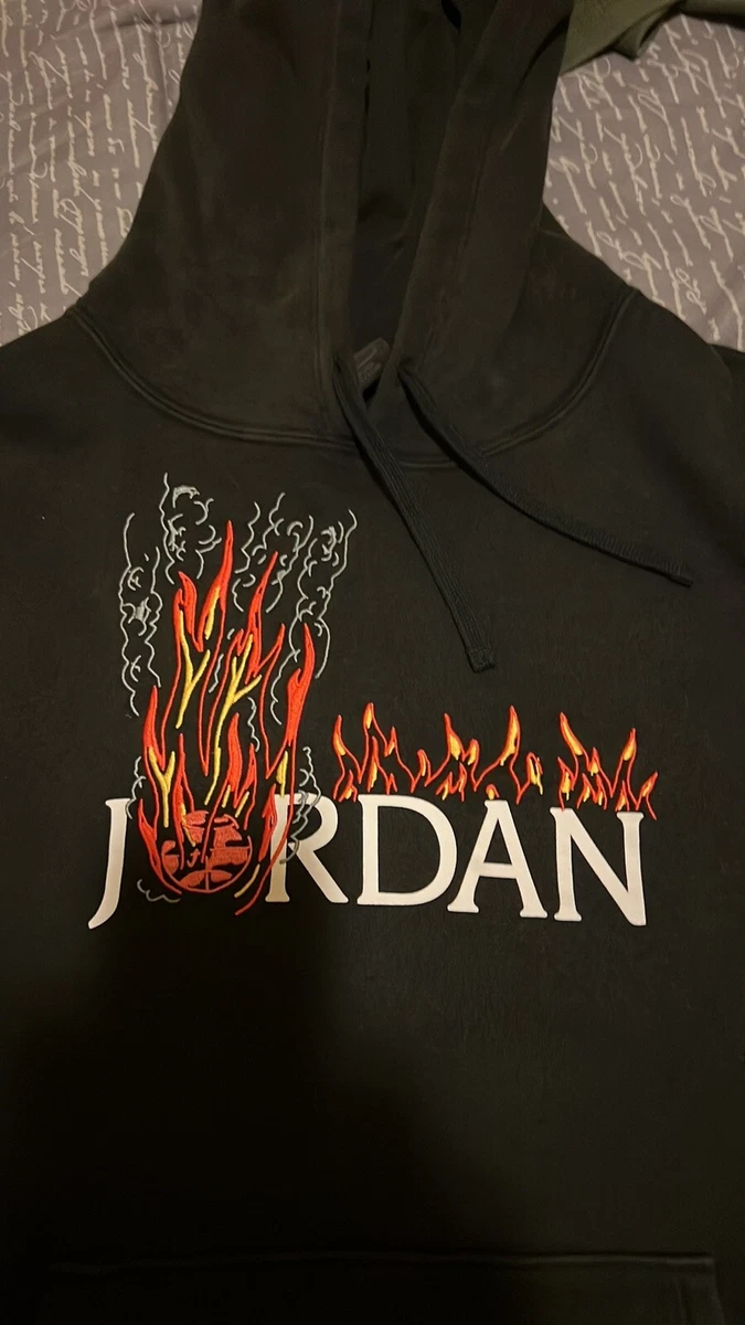 Jordan x Cactus Jack Travis Scott MJ Fleece Hoodie black Size