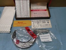 Starrett 436P-3 Outside Micrometer 2-3" .001" Res NOS w/ Wrench Papers Etc G840