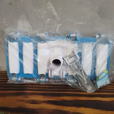 14" Weighted Flexible Swimming Pool Vacuum Head,Swivel, Aluminum Pole Handle 