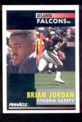 1991 Pinnacle BRIAN JORDAN Atlanta Falcons Card