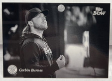 Corbin Burnes 2023 Topps Black & White #87 SP - MILWAUKEE BREWERS