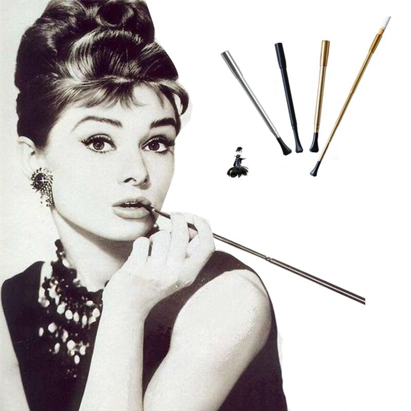 female cigarette holder Women Telescopic Cigarette Holder Reusable Smoke Tobacco Filter Cigarette  Holder
