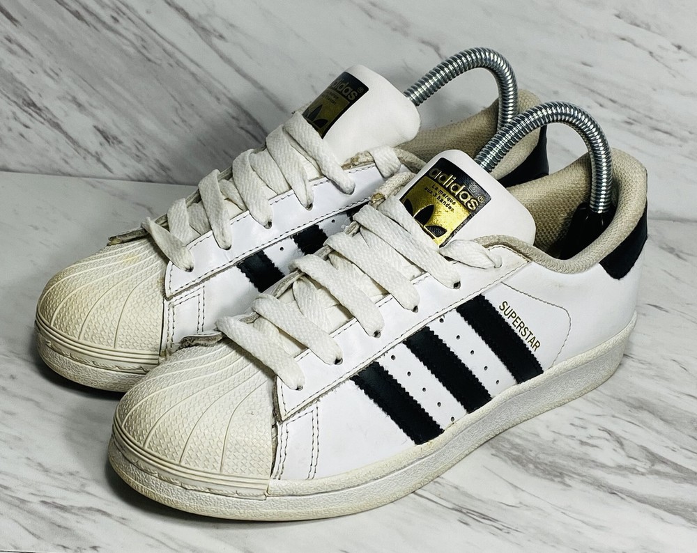Adidas Mens Superstar C77154 White Casual Shoes Sneakers Size 5