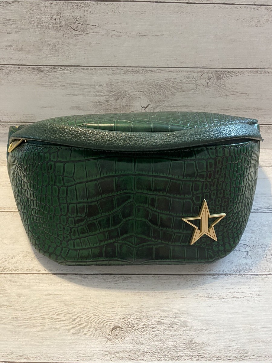 Jeffree Star Blood Money Crocodile Bookbag/Fanny pack duo! (RARE) Jeffree Star Blood Money Crossover Bag/Fanny Pack Green  main image 2