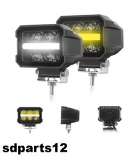 LED Fernscheinwerfer 12V 24V Fernlicht weiß gelb Positionslicht E-Mark LKW ATV