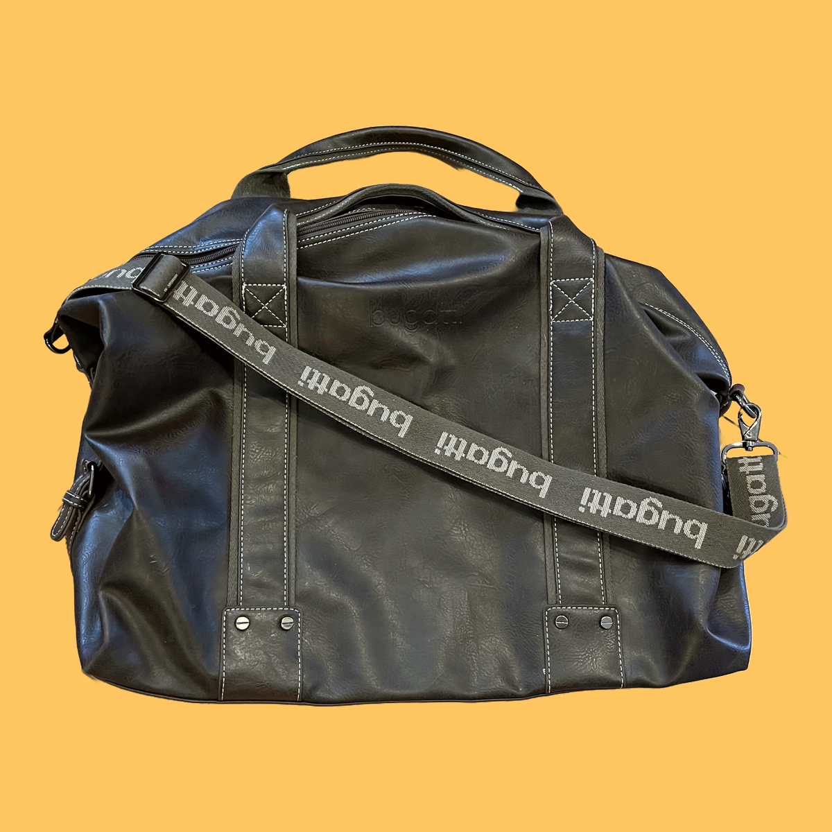 Vegan Leather Duffle Bugatti Duffle Bag Price Bugatti Weekender