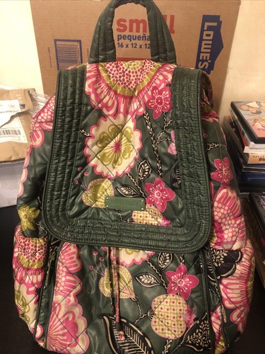 Vera Bradley Nylon Backpack Sage Green 