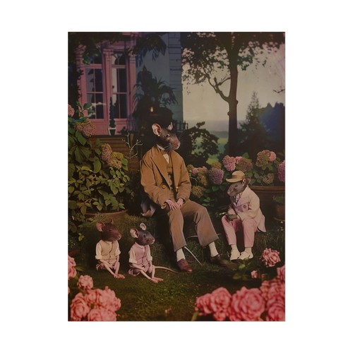 Vintage Rat Family Poster, Art Poster Print, Home Decor, Animal Lover Gift - Picture 34 of 49