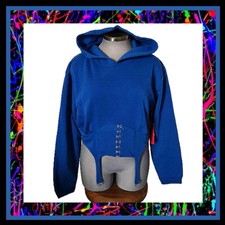 Corset Style ☆ Royal Blue ☆ Cropped Hoodie ☆ 3x ☆ Nwt