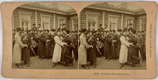 Kilburn, Stereo, Russia, Cossacks Dancing Vintage Stereo Card, Albumen Print