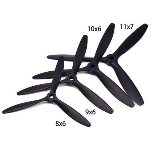 ABS 8060 9060 1060 1170 3-Blade Propeller For RC Airplane Fixed-Wing Glider - Picture 2 of 10