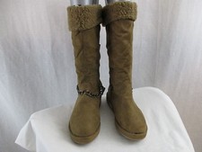 G BY GUESS GGHORIZAN Stivali da donna pelliccia sintetica marrone multi tessuto US 5,5 (M)