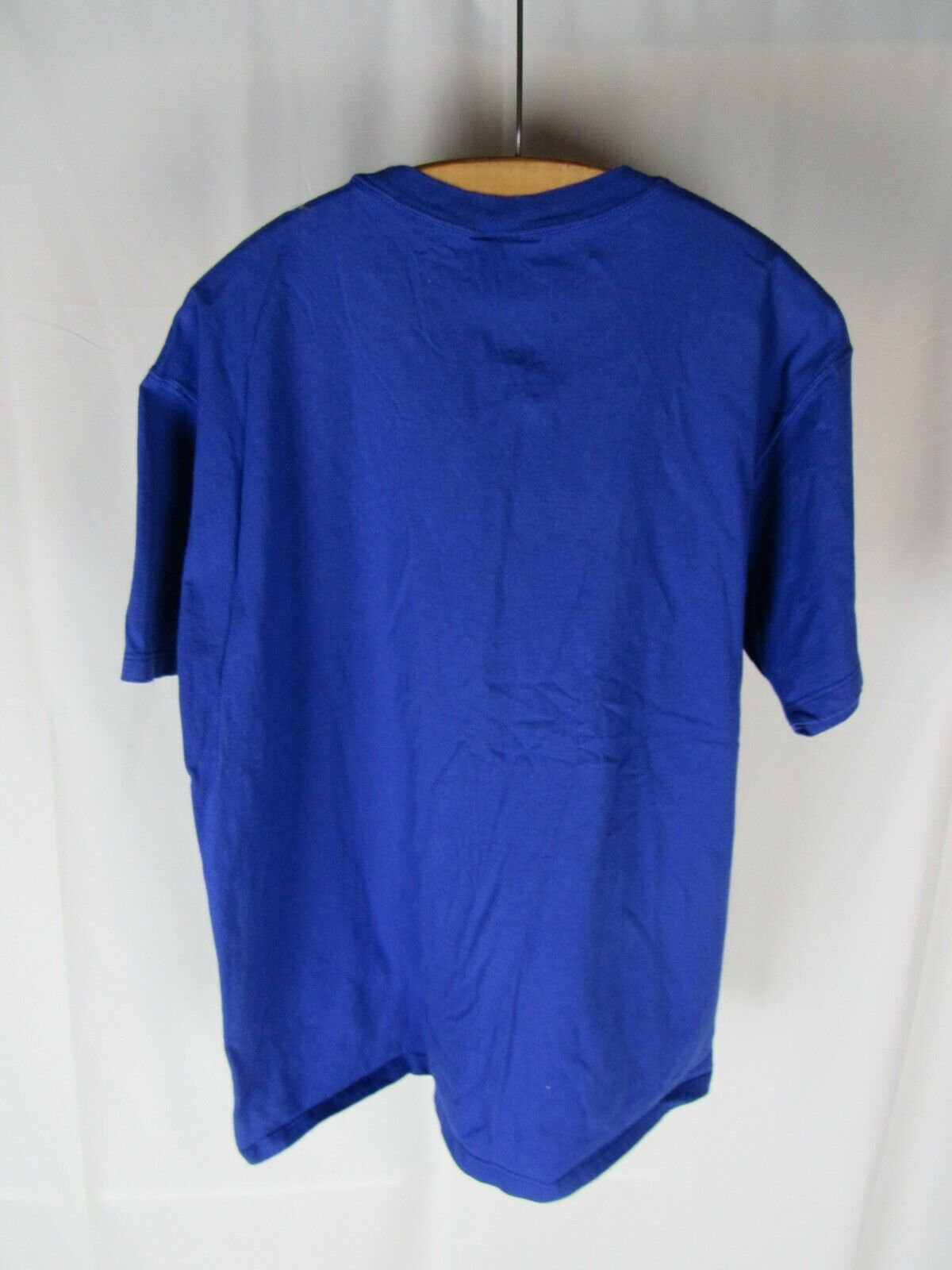 Vtg 90s Russell High Cotton Blue Pocket T Shirt U… - image 6