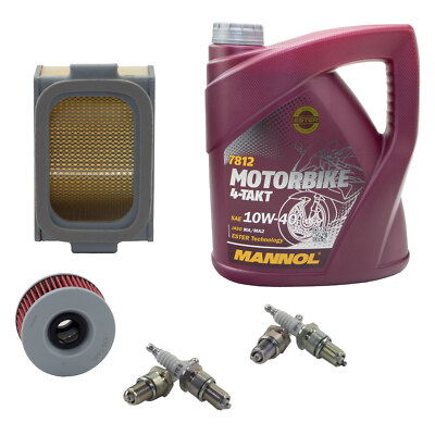 Service-Kit Für Yamaha XJ 650 H (1980-1985) – Mit Luftfilter, Ölfilter & 4 Zündkerzen
