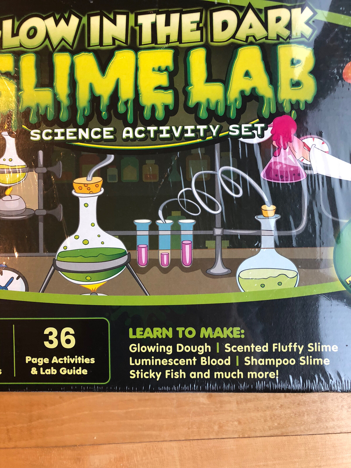 playz glow in the dark slime lab