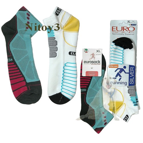 Calze Running Performance ABSOLUTE 360 Reflective – Taglie 3-5 O 6-8 – Neon Green/Yellow – Nuove Con Etichette