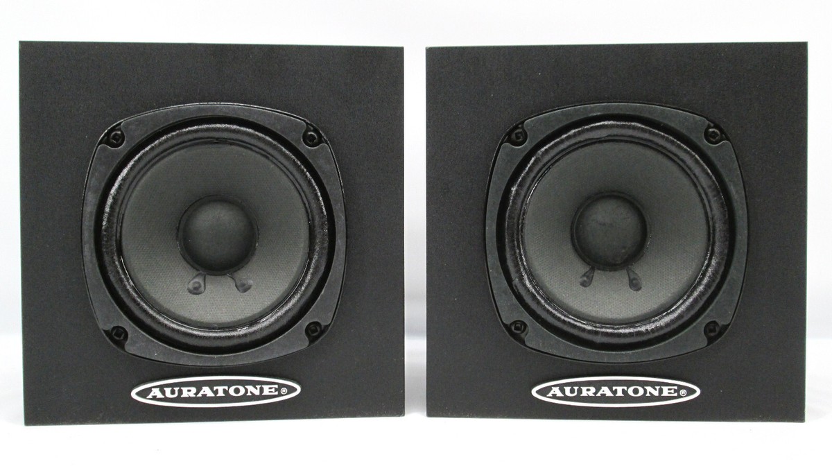 PAIR of Auratone 5C SUPER SOUND CUBE Passive Studio Monitor