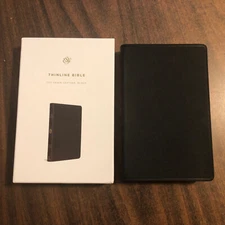 ESV Thinline Bible - $174.99 Retail - Black Top Grain Genuine Leather